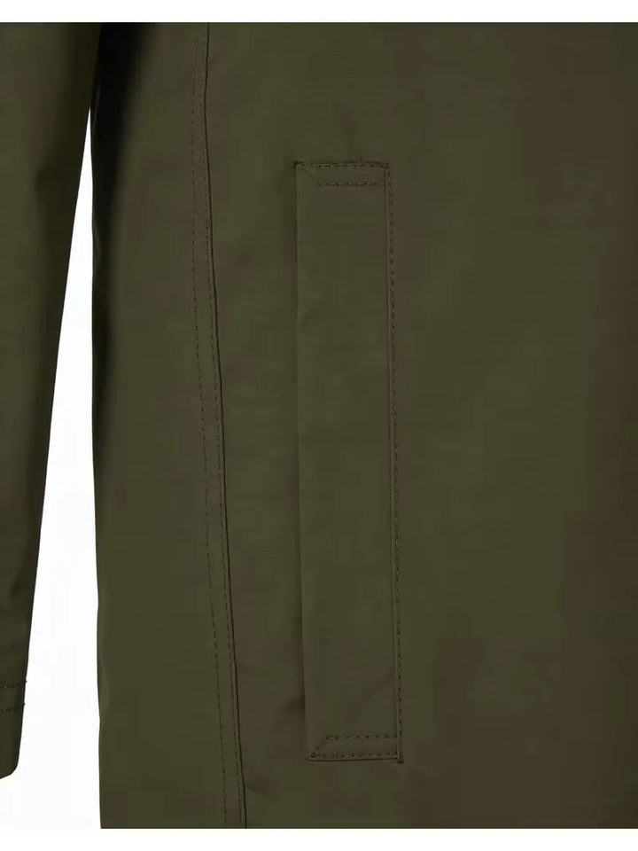 Moderne heren trenchcoat, slim fit ontwerp met verfijnde zakken, voor een smart casual uitstraling.