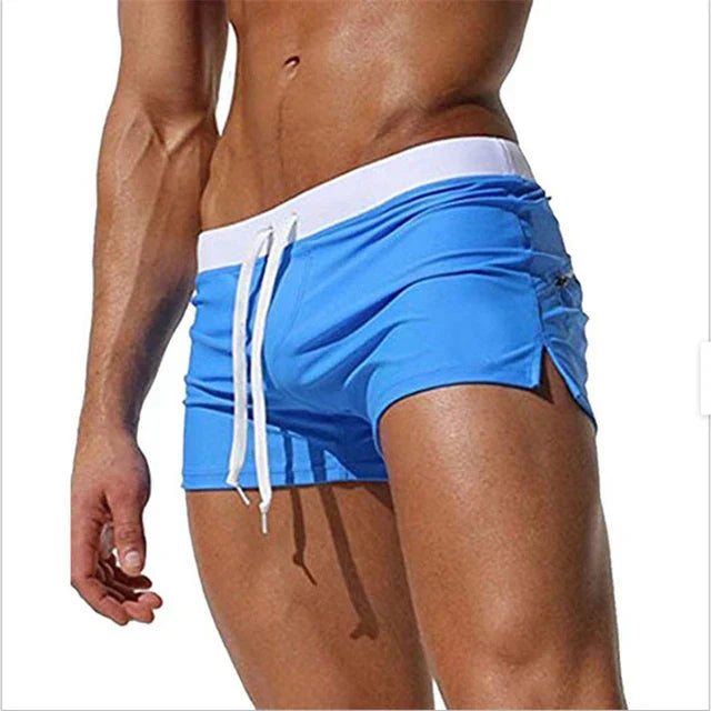 Stijlvolle heren zwemboxer voor de zomer; ideaal voor strand, zwemmen en sportieve activiteiten.