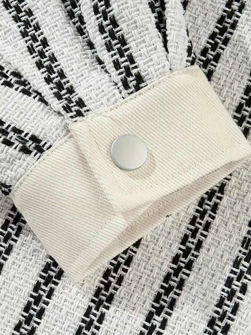Heren spijkerjas, regular fit, met stijlvol gestreept patroon. Comfortabele herenkleding voor smart-casual stijl.