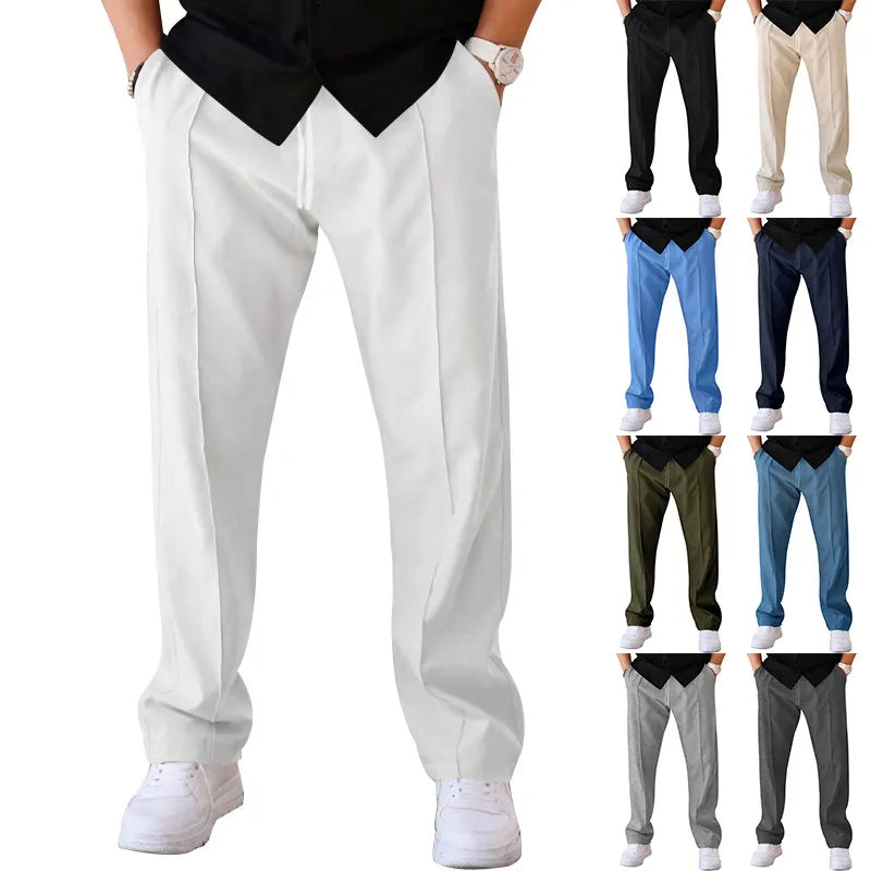 Veelzijdige herenbroek, comfortabele stretch en een verzorgde, moderne look. Geschikt voor elke gelegenheid.