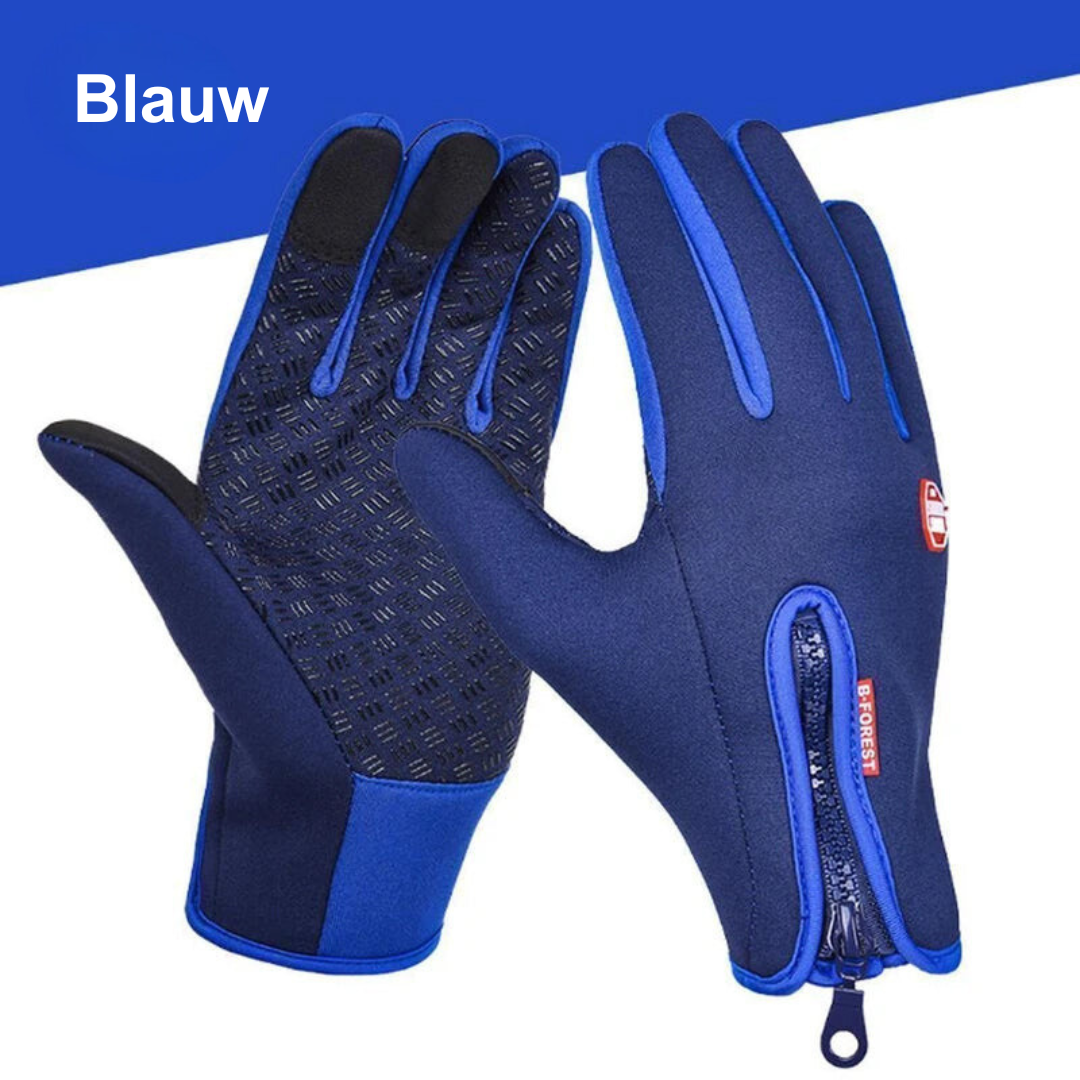 Antislip heren thermische sporthandschoenen met touchscreen, perfect voor fietsen en andere winteractiviteiten.