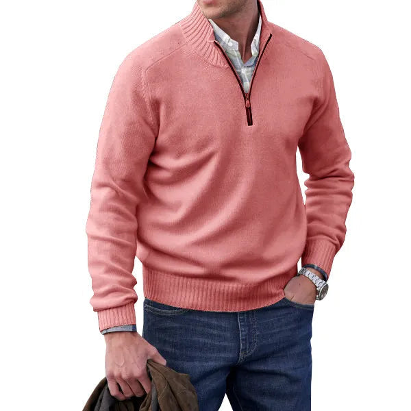 Casual heren trui met rits, perfect voor herfst- en wintermode. Comfortabele herenkleding met moderne look.
