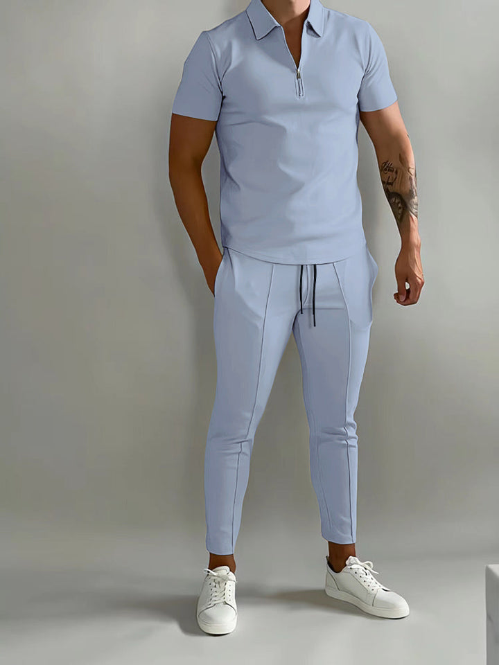 UrbanFlex heren trainingspak set. Comfortabele en stijlvolle sportkleding voor actieve mannen, lente/zomer geschikt.