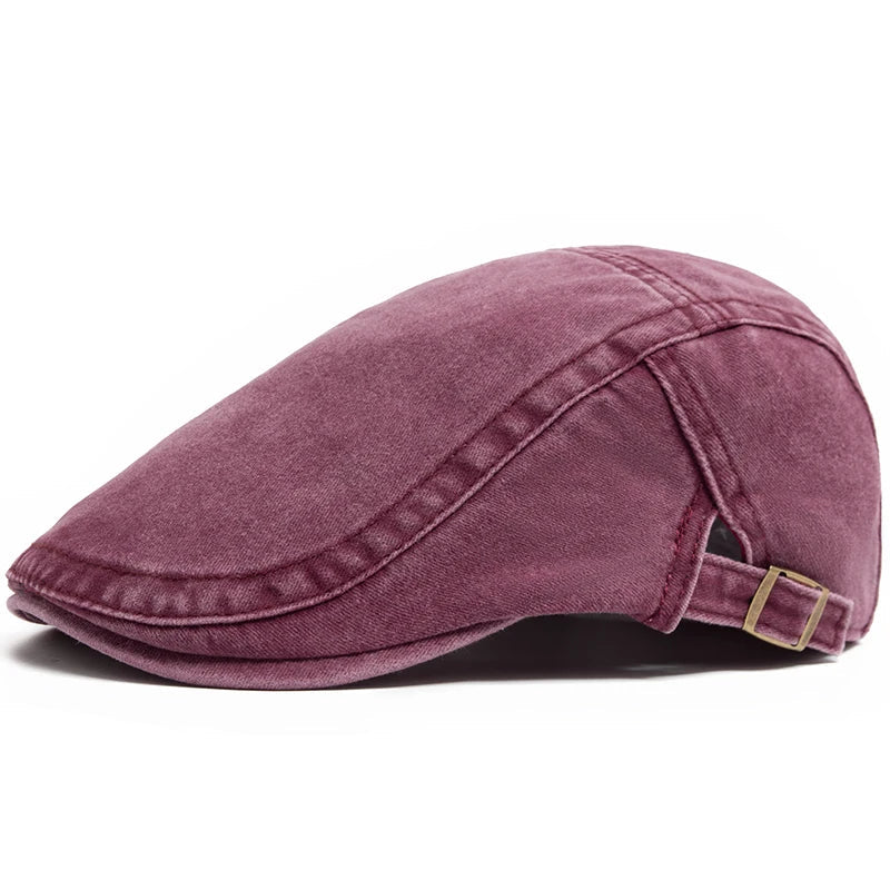 Heren vintage pet in klassieke Franse stijl; tijdloos mode accessoire voor een elegante look, perfect voor herfst/winter.