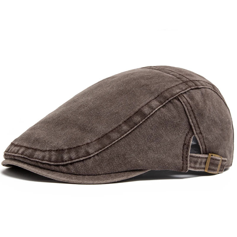 Stijlvolle heren pet voor herfst en winter; een vintage mode accessoire dat zowel casual als formeel gedragen kan worden.