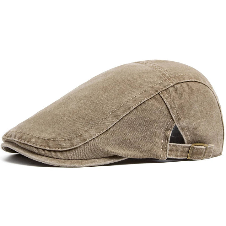 Verfijnde vintage heren pet, ideaal voor een tijdloze, elegante uitstraling. Een klassiek hoofddeksel met Franse flair.
