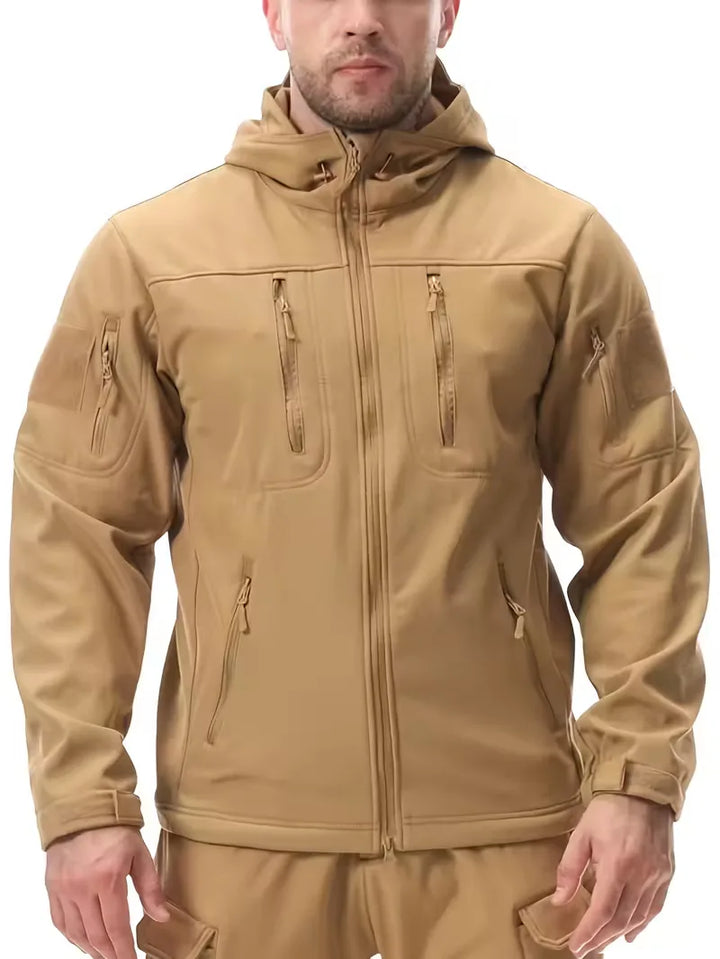 Heren parka met verstelbare taille, voor een perfecte regular fit, functioneel.