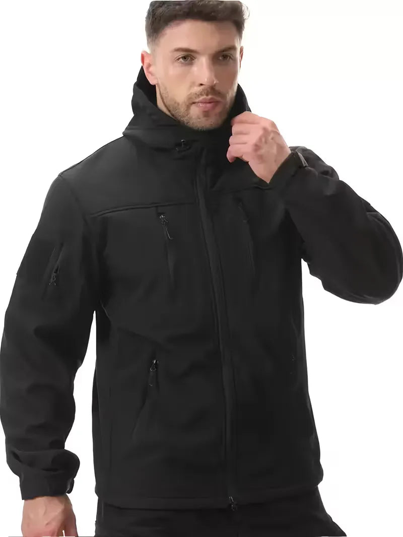 Comfortabele herenjas, detail van de zachte binnenvoering, voor ultieme warmte.