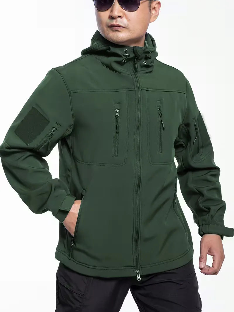 Heren warmte parka in donkergroen, veelzijdig en praktisch, voor elke dag.