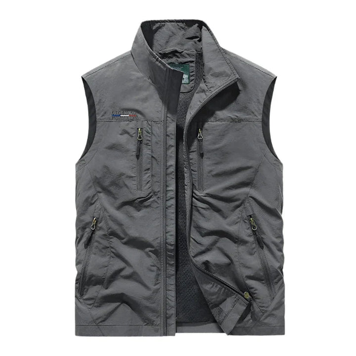 Heren waterdichte bodywarmer, stijlvol en warm voor outdoor, in de kleur zwart