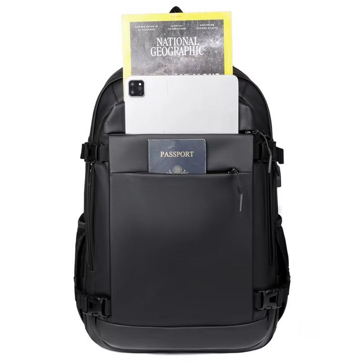Duurzame waterdichte reistas/laptoprugzak voor heren. Ideaal voor zakenreizen, weekendtrips en comfortabel op weg.