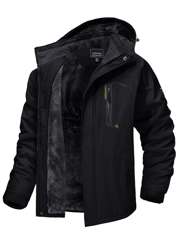 Stijlvolle casual heren parka, ideaal als warme winterjas en waterdichte bovenkleding.