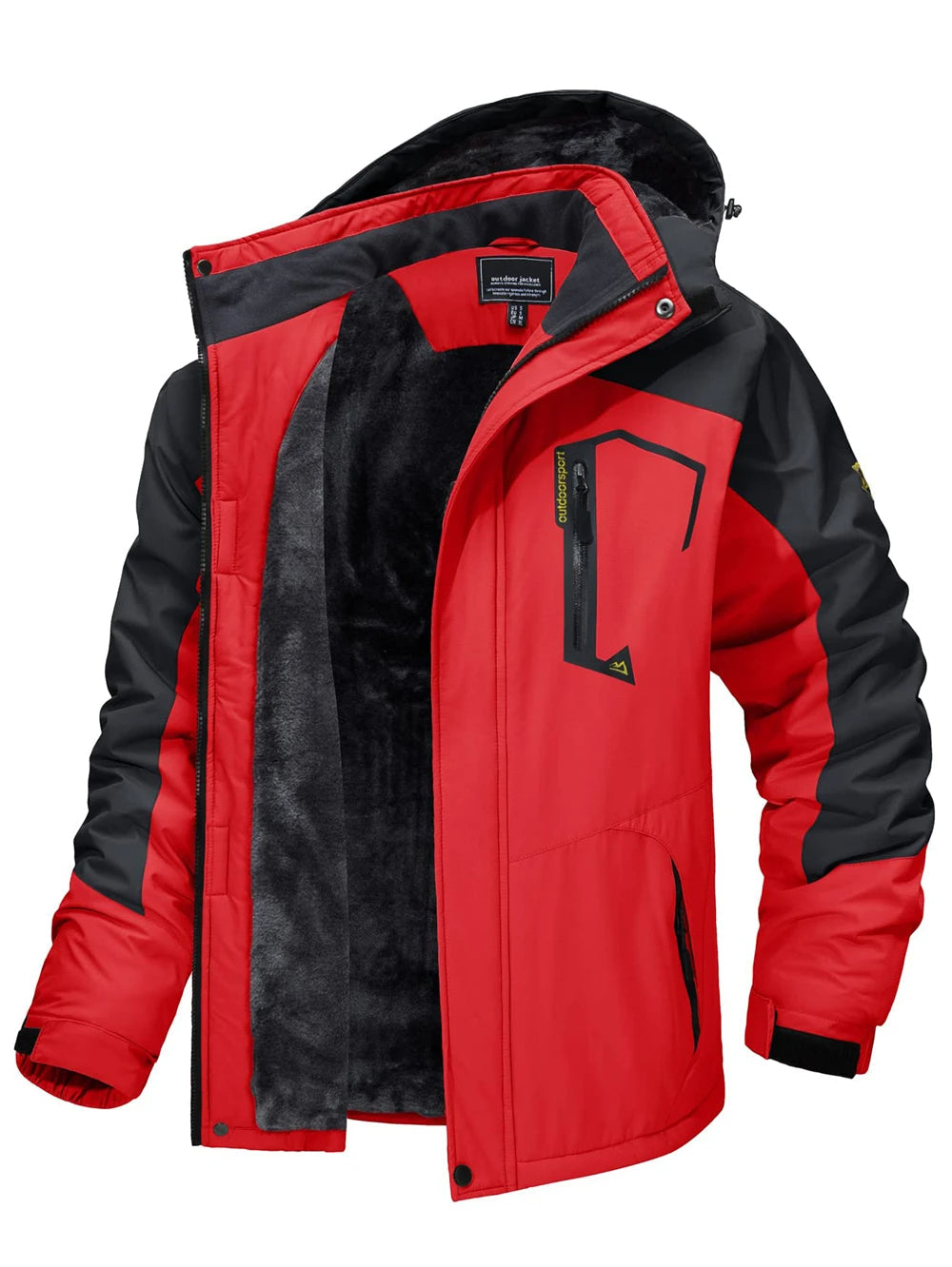 Deze waterdichte heren winterjas parka biedt optimale bescherming en warmte voor outdoor.