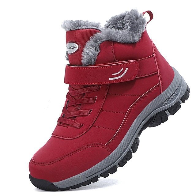 Modieuze herenlaarzen, waterdicht en antislip, perfect voor sneeuw en koude omstandigheden.