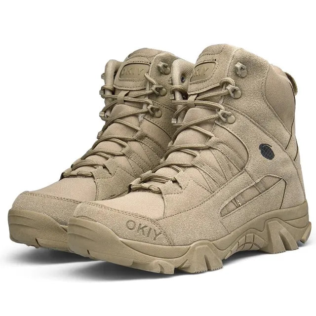 Heren waterdichte wandelschoenen, grijs/zwart, met hoge gripzool, ideaal voor avontuurlijke trails.