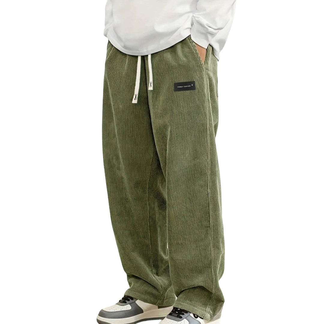 Relaxte heren jogger broek met zachte stof en elastische taille, perfect voor een casual look.