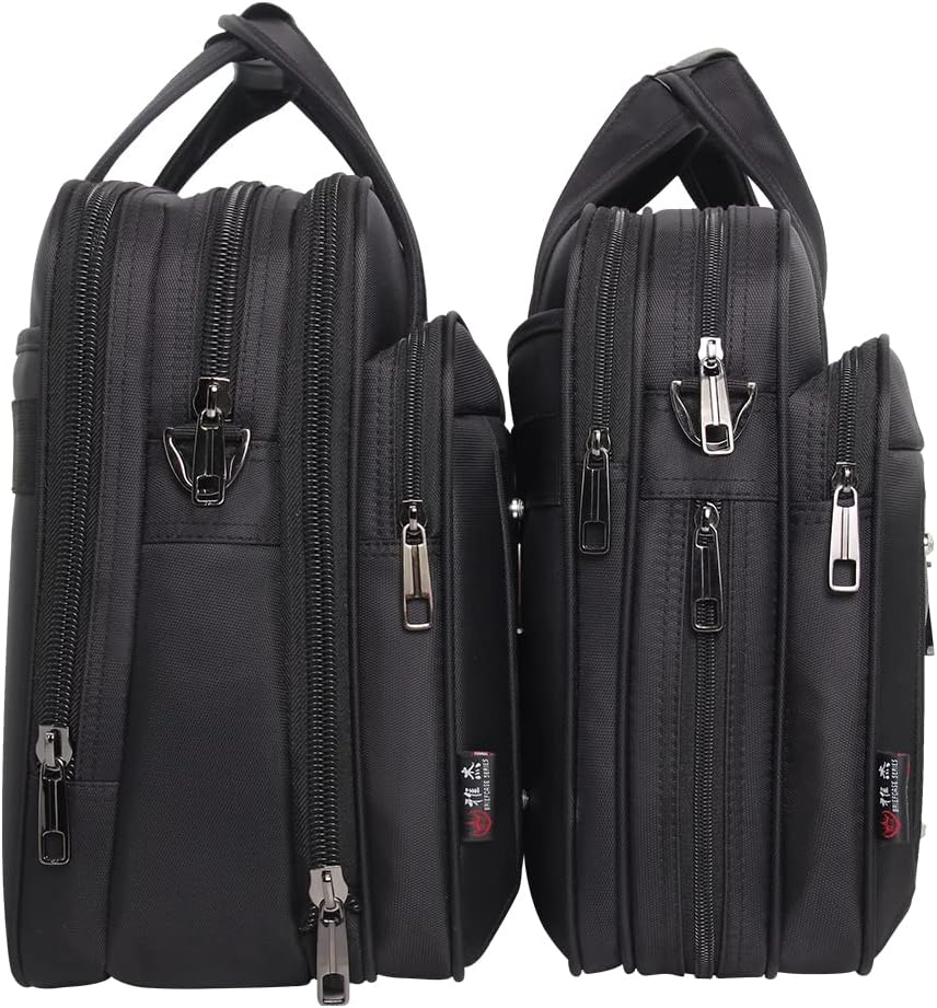 Stijlvolle heren laptoptas: Canvas schoudertas met verstelbare riem, ideaal voor kantoor en zakenreizen.