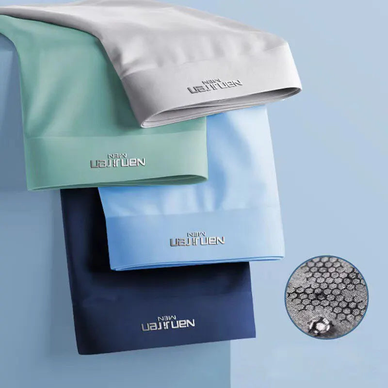 Verpakking van de Hoymans 4-delige set heren boxershorts, ideaal voor ondergoed.