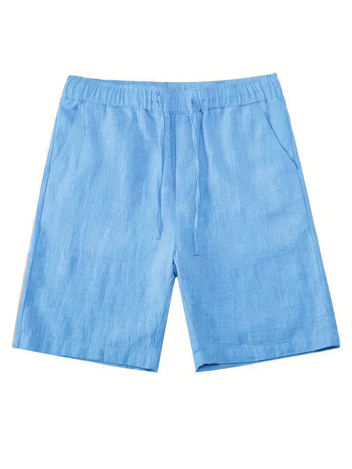 Casual heren zomer kledingset; comfortabel en veelzijdig voor warme weersomstandigheden; lichtgewicht.