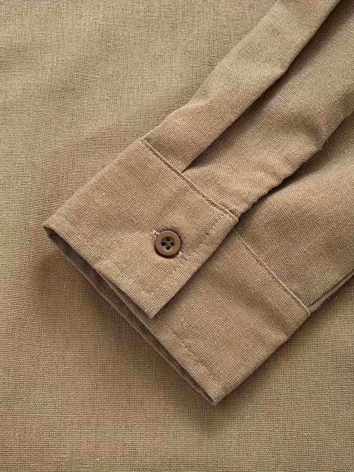Luchtige heren zomerkledingset lange mouwen voor mannen. Casual comfort, perfect voor warm weer en vakantie.