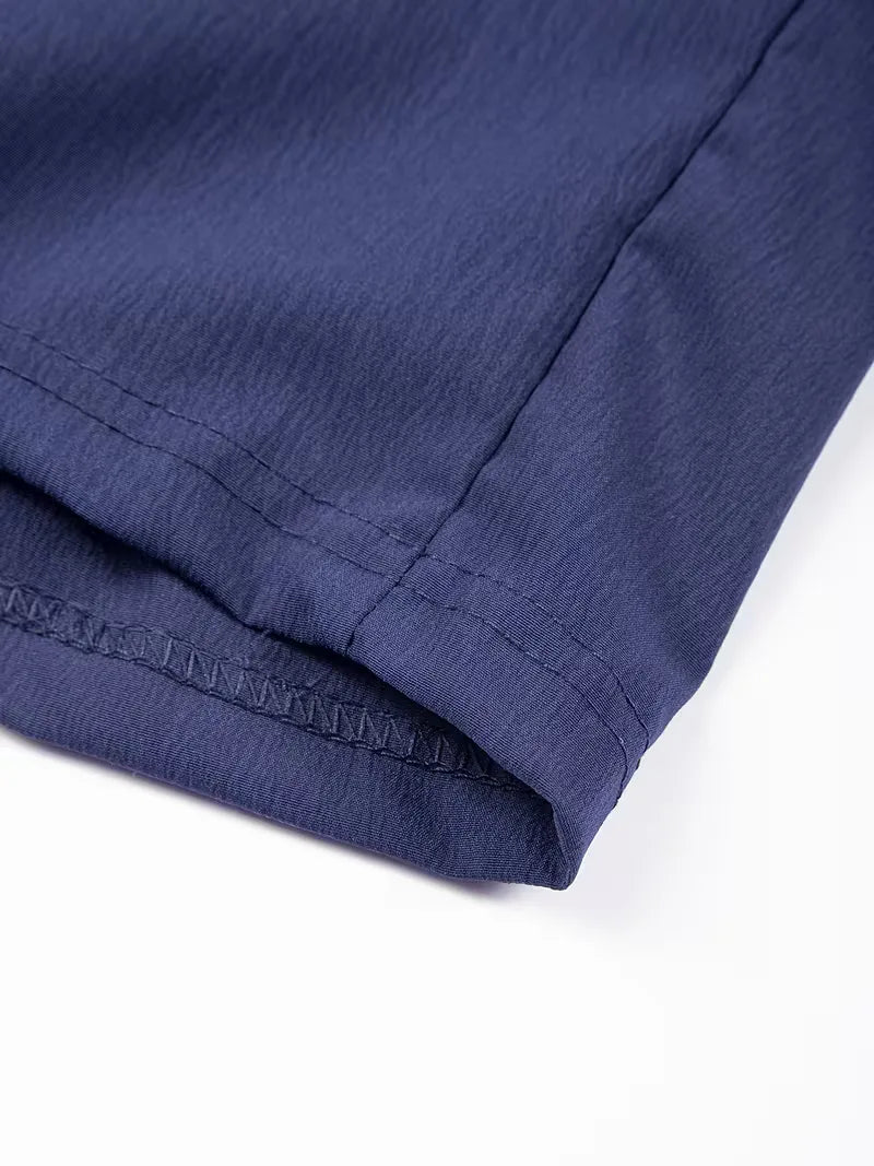 Comfortabele heren shorts, ideaal voor zomer, ademend, met trekkoord tailleband.