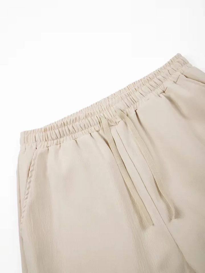 Zomerse heren shorts met elastische tailleband, luchtig en comfortabel voor elke dag.