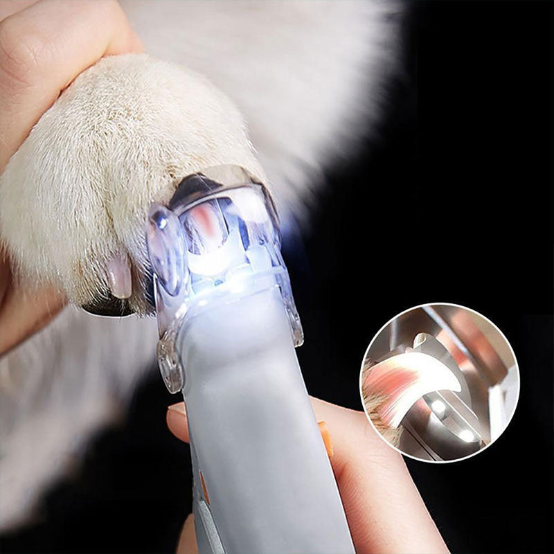 Honden & Katten nagelknipper met LED en sensor voor veilige trimbeurt, huisdierverzorging