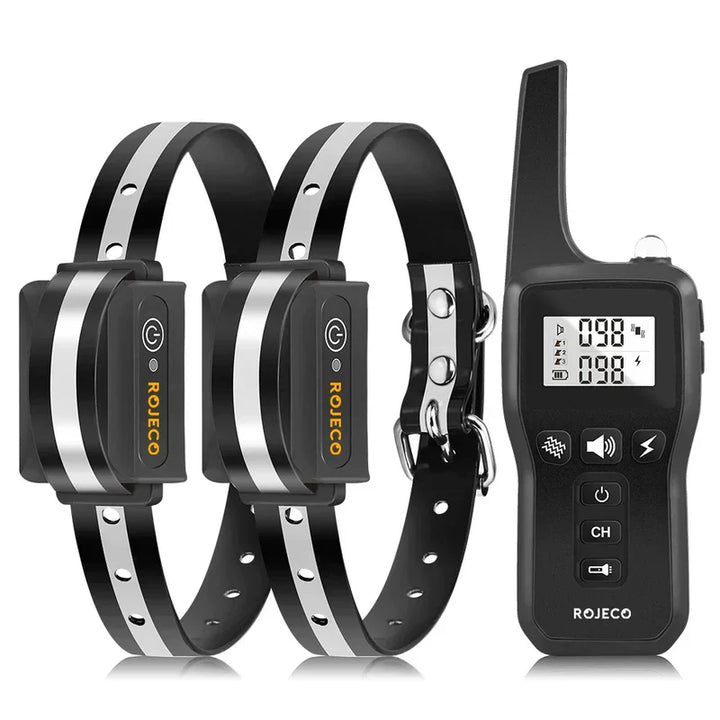 Honden trainingshalsband met afstandsbediening, 1000m bereik voor gehoorzaamheid en buitentraining. Waterdicht.