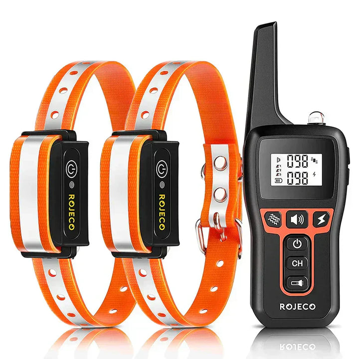 Professionele honden trainingshalsband: waterdicht, 1000m bereik, met vibratie, schok en geluid modi. Dierenbenodigdheden.
