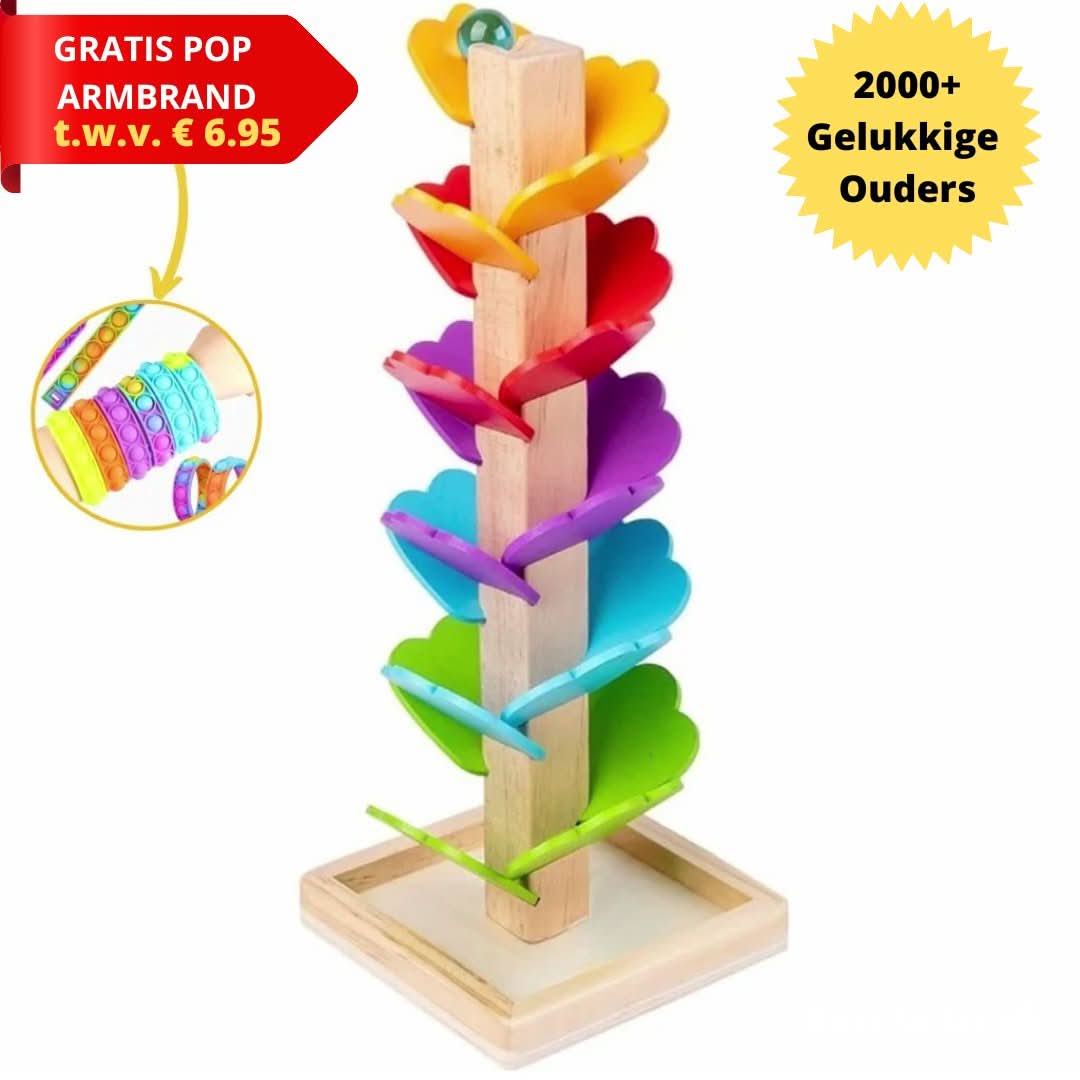 Perfect cadeau: een duurzame houten klankboom, educatief muziekspeelgoed dat urenlang plezier biedt voor kinderen.