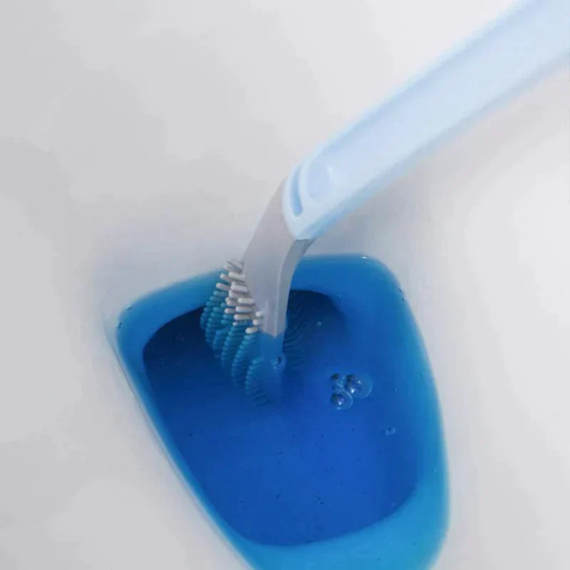Set van vier kleuren toiletborstelhouders, ideaal voor diverse badkamerstijlen thuis.