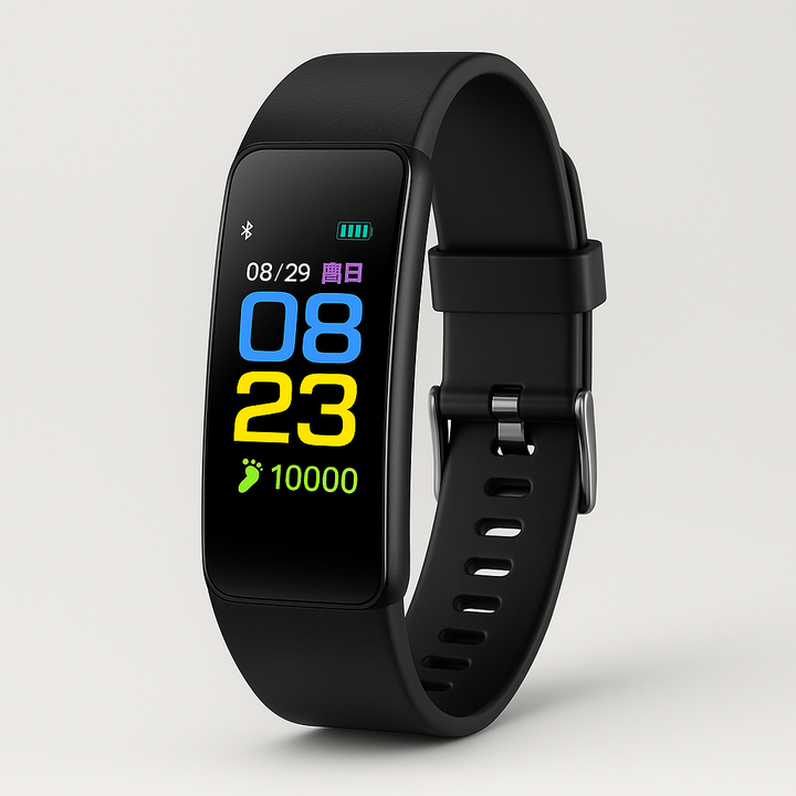 Gebruiksvriendelijke senioren smartwatch met groot display, perfect voor ouderen die gezondheid willen monitoren.