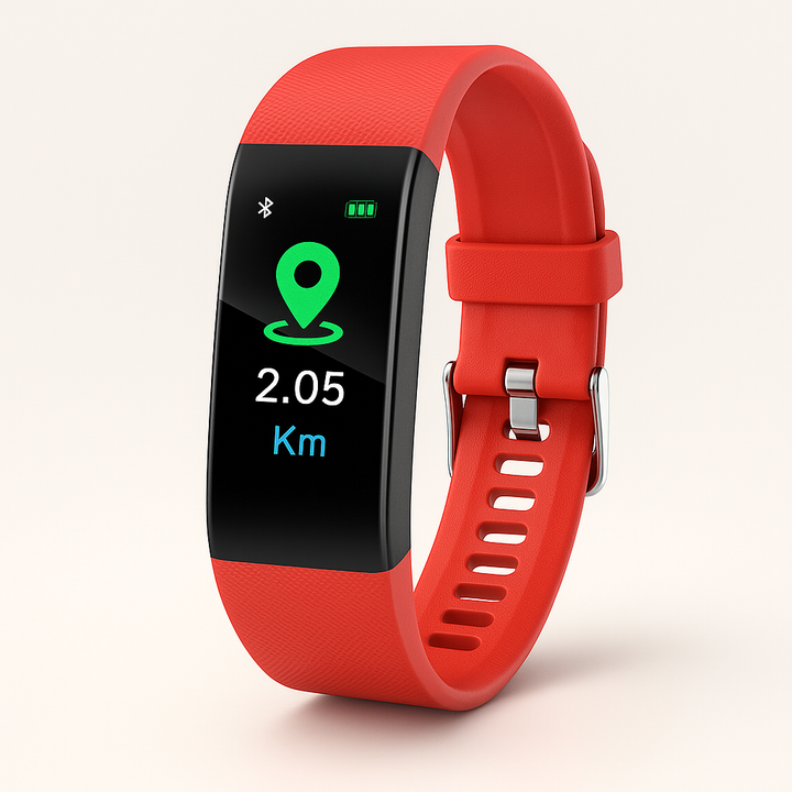 Eenvoudig te bedienen senioren smartwatch met grote iconen, speciaal ontworpen voor ouderen.