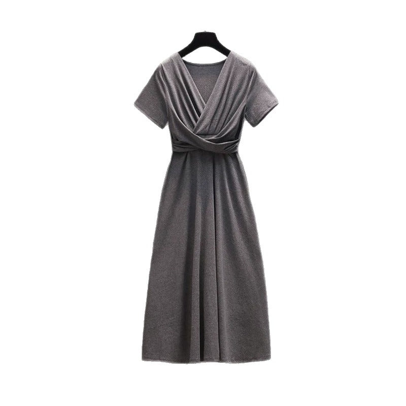 Vintage V-hals Jurk - Damesmode