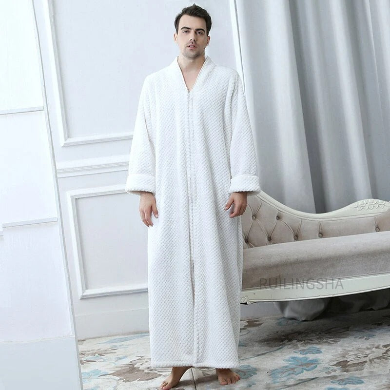 Thermo Badjas Met Rits - Warm & Comfortabel | Unisex Design