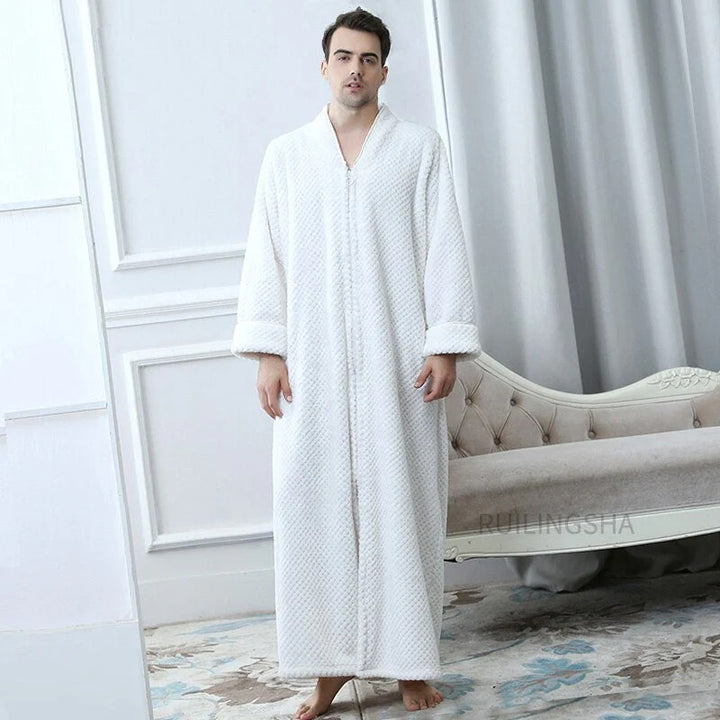 Thermo Badjas Met Rits - Warm & Comfortabel | Unisex Design