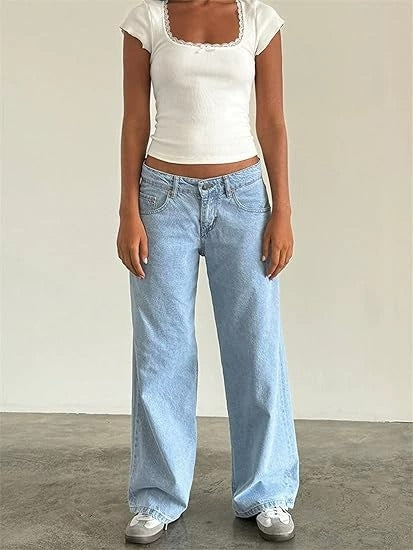 MILA Low-Rise Jeans | Comfort en Stijl | Trendy Denim