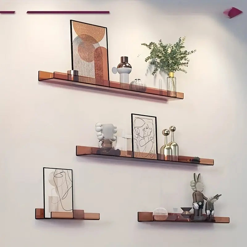 Industrieel design zwevende wandplank voor douche & woonkamer, aurora wonen ruimtebesparend