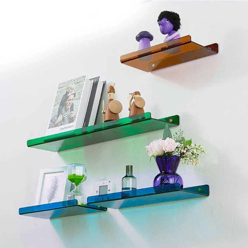 Zwevende plank in industriële stijl, functioneel doucherekje, voegt elegantie toe aan uw interieur