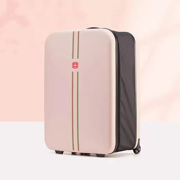 Flexibele hardcase trolley koffer, compacte reisbagage die na gebruik snel en eenvoudig opgevouwen kan worden.