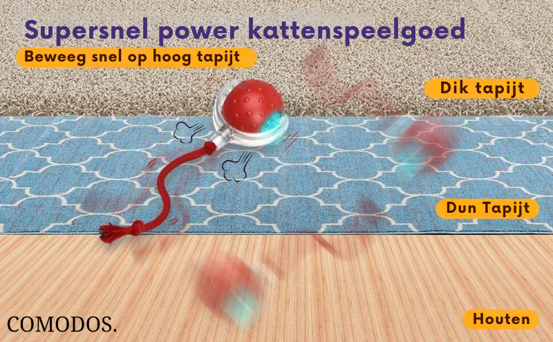 Geavanceerd kattenspeelgoed, creëert een uitdagende speelomgeving voor huisdieren.