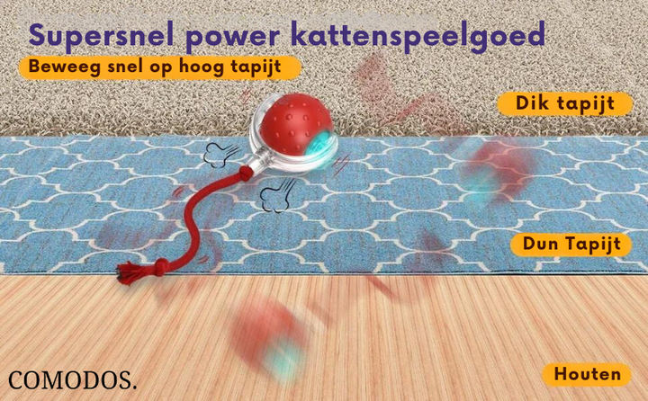 Geavanceerd kattenspeelgoed, creëert een uitdagende speelomgeving voor huisdieren.