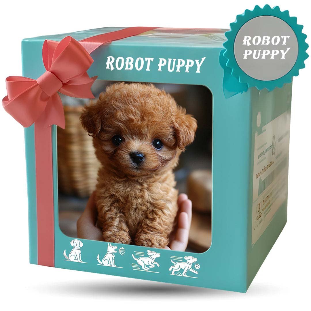 Deze realistische interactieve pluche hond brengt warmte en plezier als huisdier vervanging of maatje.