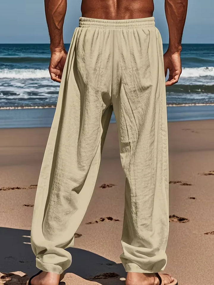 Khaki casual herenoverhemd met korte mouwen, ademend voor warme zomerdagen. Essentials voor vakantie.
