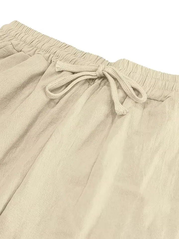 Comfortabel khaki herenoverhemd met korte mouwen. Casual regular fit voor zomer, strand en vakantie.