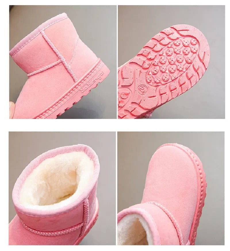Stijlvolle Boston Mini boots, ideale winterlaarzen voor actieve kinderen.