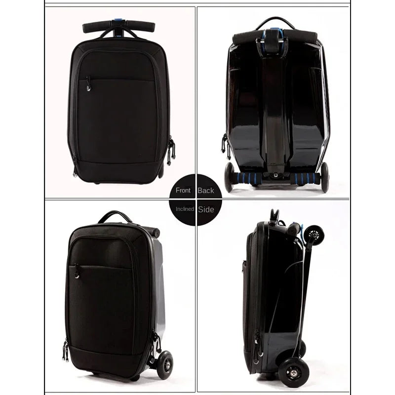 Leuke kinder reiskoffer met step, de ultieme reisaccessoire voor sportieve kinderen. Perfect als handbagage.