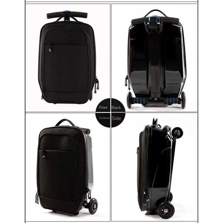 Leuke kinder reiskoffer met step, de ultieme reisaccessoire voor sportieve kinderen. Perfect als handbagage.