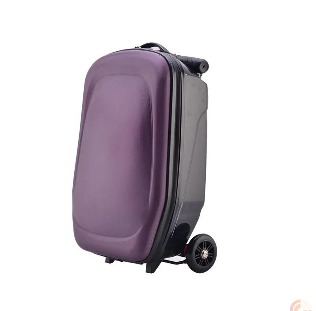 Vrolijke kinderkoffer met stepfunctie, perfect als handbagage voor jonge reizigers. Hardschaal en duurzaam.