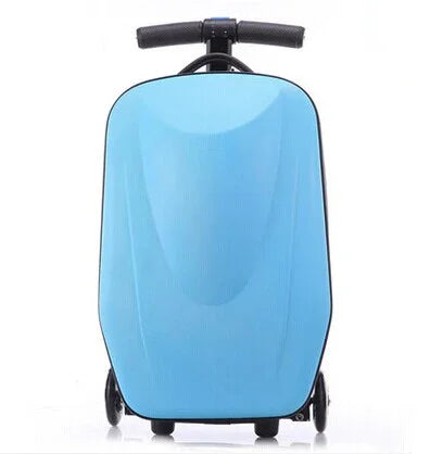 Kinderkoffer met geïntegreerde step, maakt reizen leuk! Handbagage vriendelijk en perfect voor actieve kids.